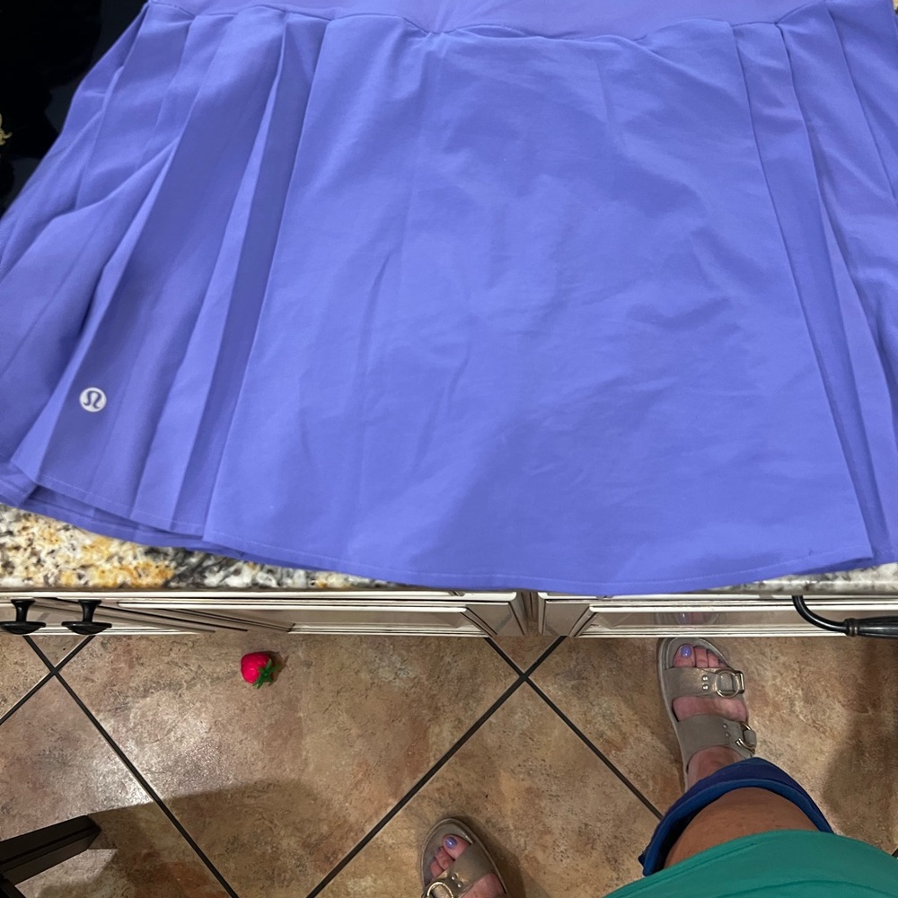 Lululemon purple tennis skirt 10L